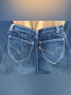 Vintage Levi’s Orange Tag Women’s Jeans with Back Pocket Detail 60’s/ 70’s Small